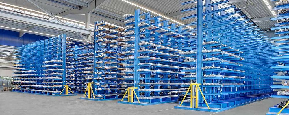 Cantilever, Estante Cantilever, Estante para madeiras ou tubos