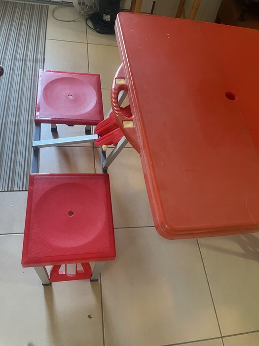Mesa de picnic praia