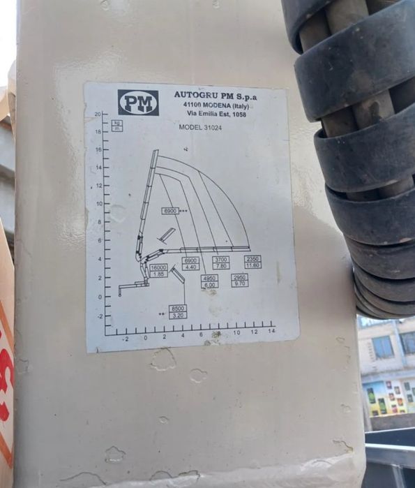 SCANIA кран-маніпулятор 2000