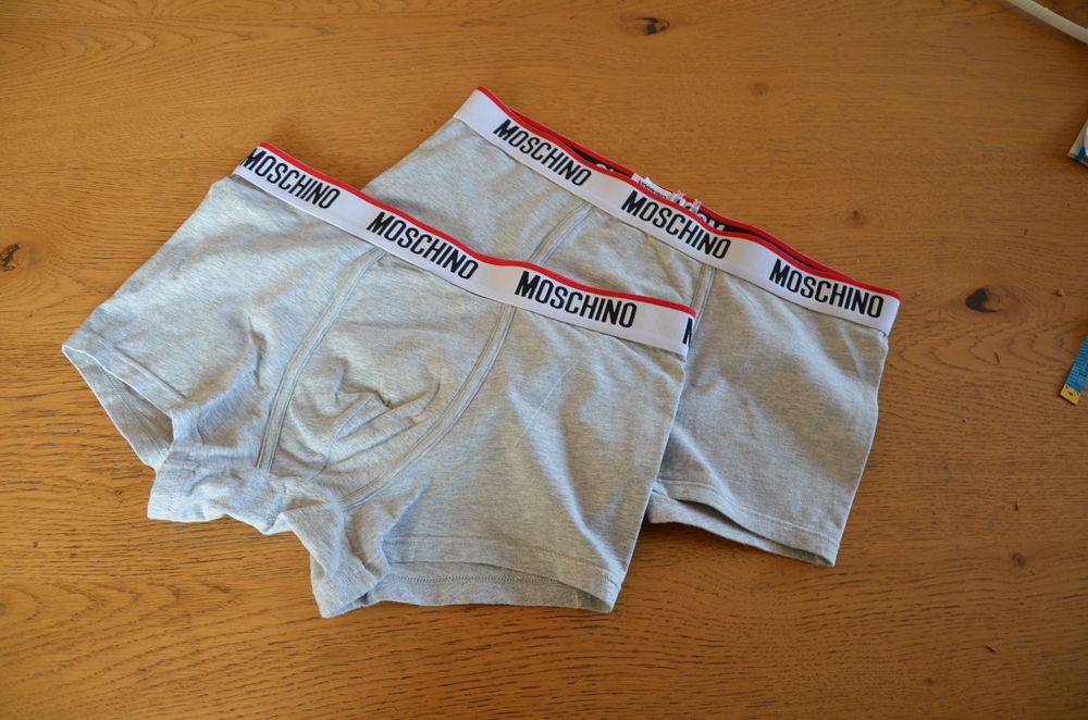 bokserki szare  Moschino nowe bez metki r. L