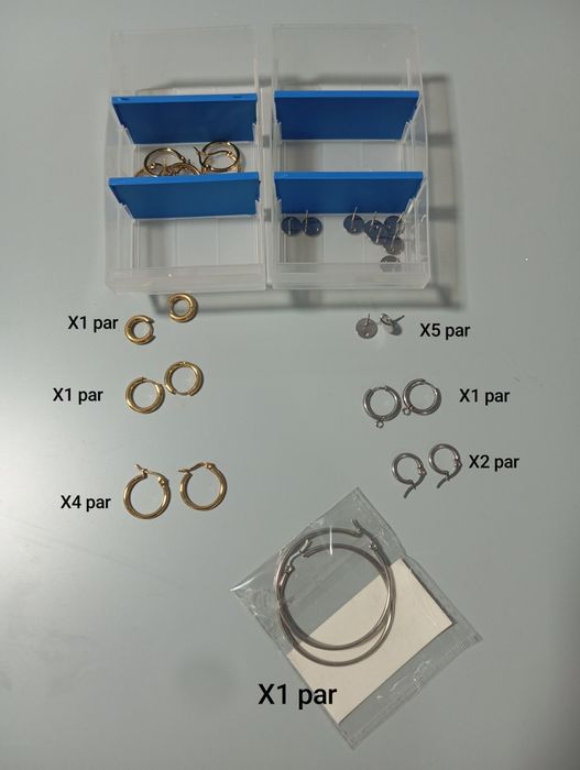 Material para Brincos de Argila Polimérica – Kit de Artesanato DIY