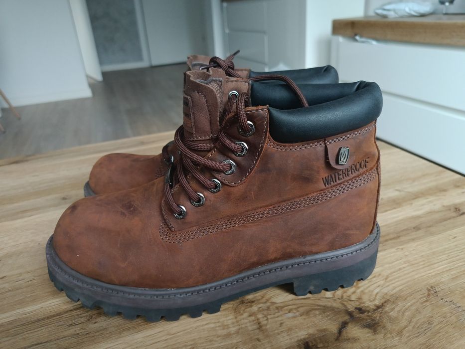 Trapery skechers sergeants 41 brązowe trzewiki