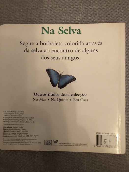 Livro A janela magica na selva