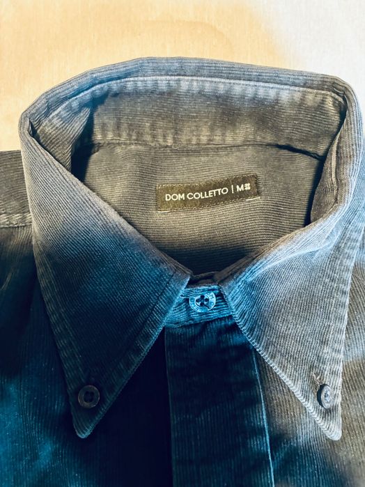 Camisa Bombazina Azul Marinho