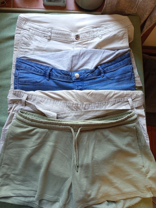 Krótkie spodenki, szorty ciążowe M