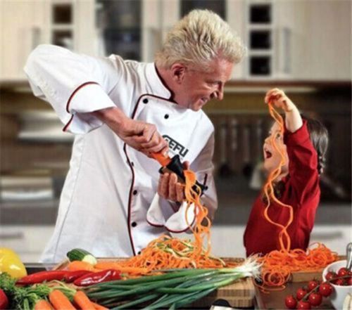 Espiralizador Manual Veggie cortador vegetais espiral vegetariano NOVO