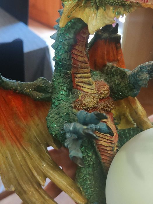 Candeeiro Dragões - Luminária