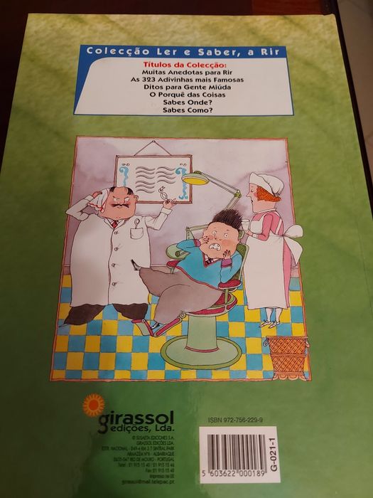 Muitas Anedotas para rir, da Girassol.