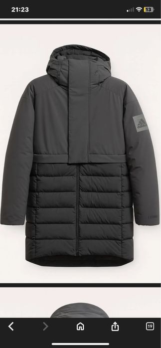 Резерв !!!Продам пуховик adidas myshelter резерв !!!