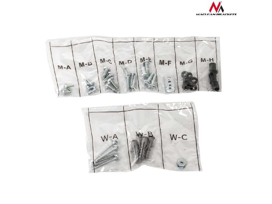 Uchwyt do telewizora Maclean, uniwersalny, 37-70" czarny, MC-723 B