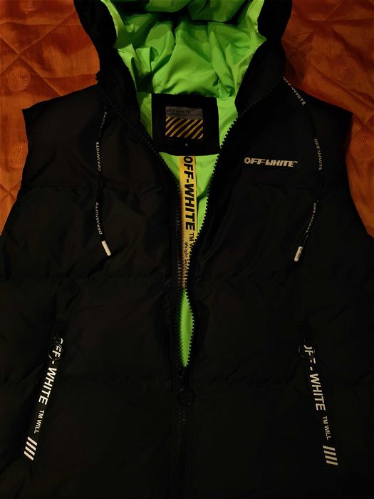 NOWA kamizelka OFF WHITE puchowa okazja nowy model 2022 XL