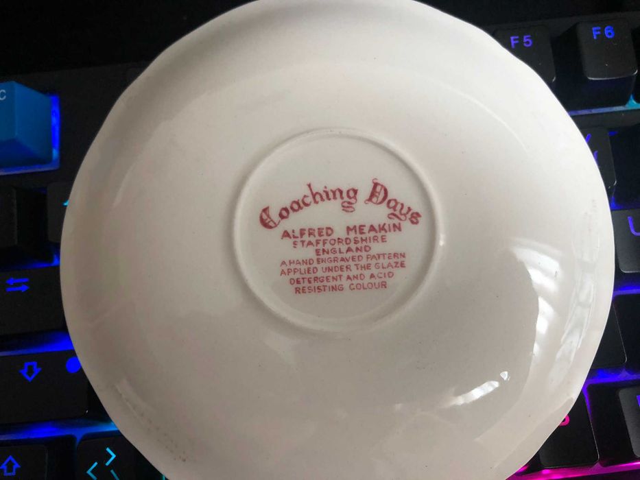 Conjunto 6 chavenas porcelana inglesa