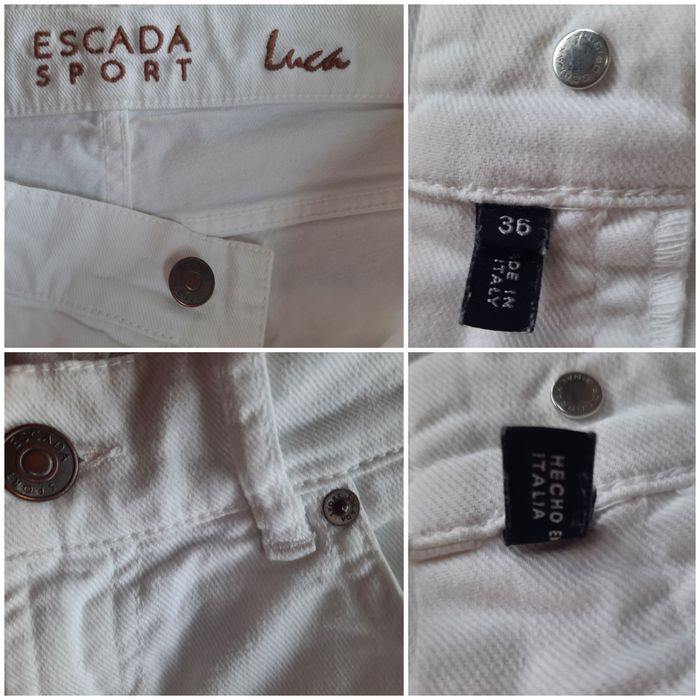 Escada sport jeansy kryształki swarovski 100% oryginalne! roz S/M