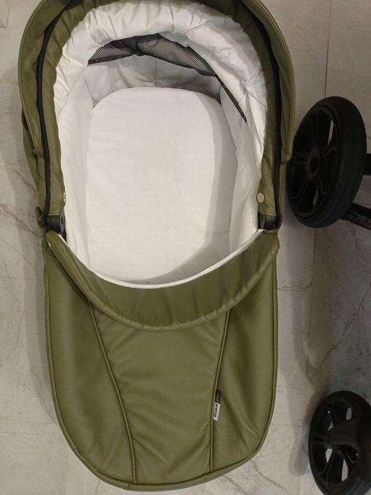 Wozek Roan Bass Soft 2w1 Olive Night stan bardzo dobry