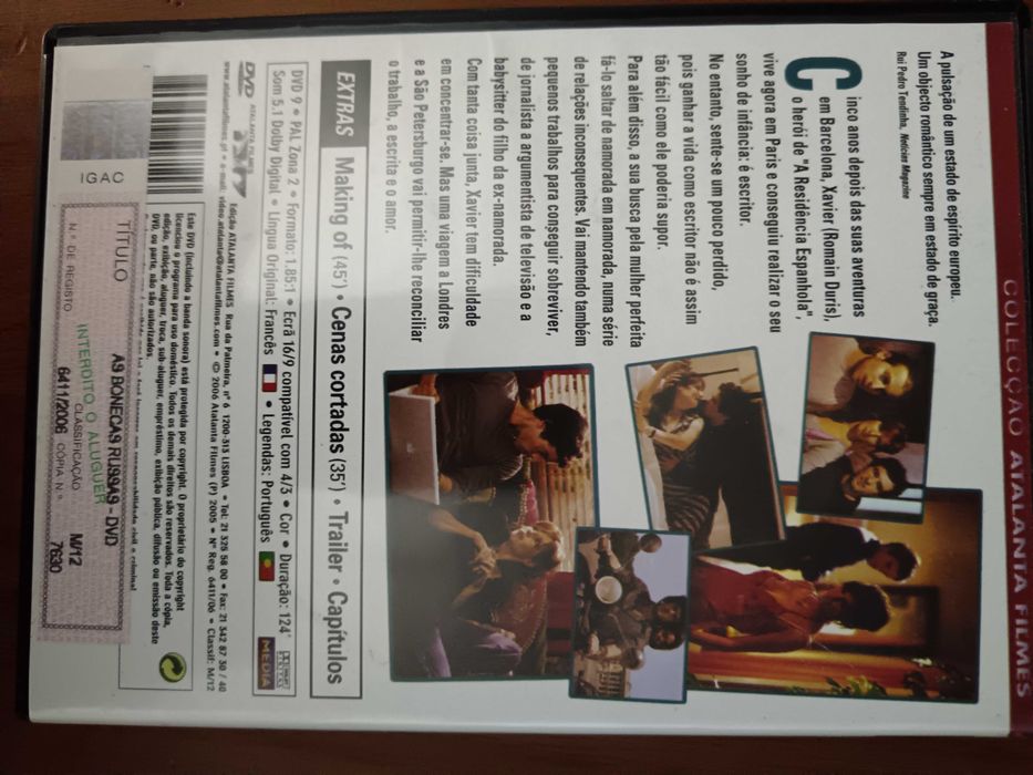filme dvd original - as bonecas russas