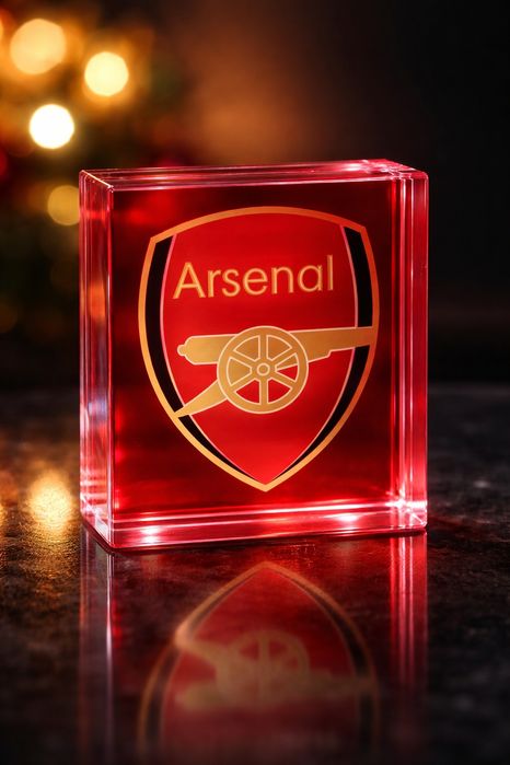 Стеклянный сувенир Арсенал ФК Манчестер Статуэтка Arsenal