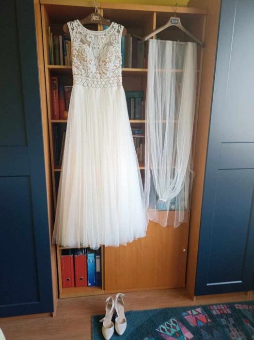 Suknia ślubna boho pranie w cenie