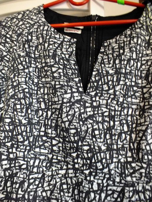 Sukienka czarno-biała