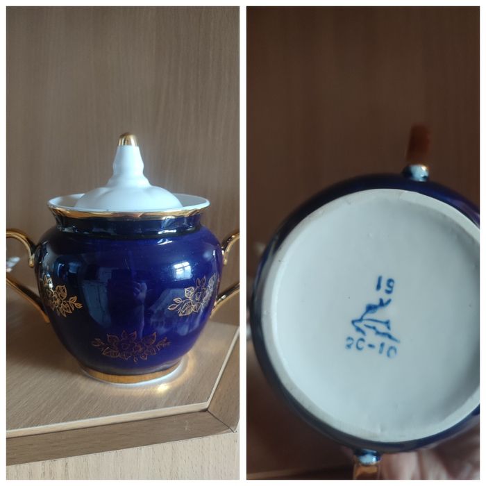 Сервиз Рубин, Самовар Коростень, чайная пара Германия