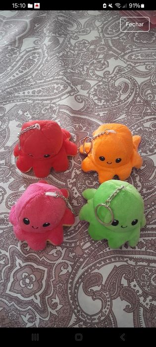 Porta chaves do polvo reversível 5€ os quatro