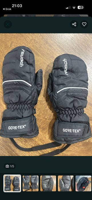 Reusch gore Tex rekawice dziecięce