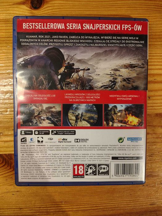 Sniper Ghost Warrior: Contratcs 2 Elite Edition PS5
