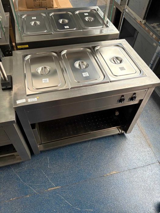 Banho maria 3 gn 1/1 c/estufa