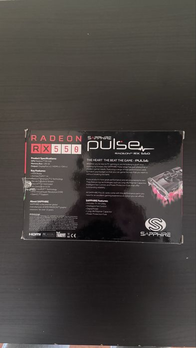 Placa Gráfica Sapphire Pulse Radeon RX 550 4GB GDDR5