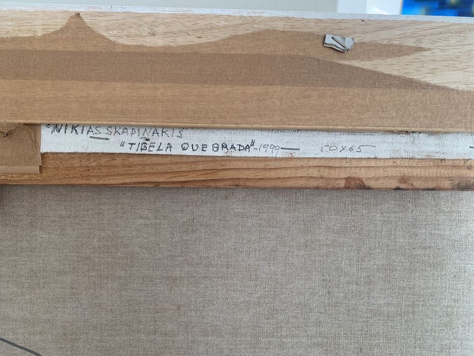 Nikias Skapinakis - Óleo sobre tela