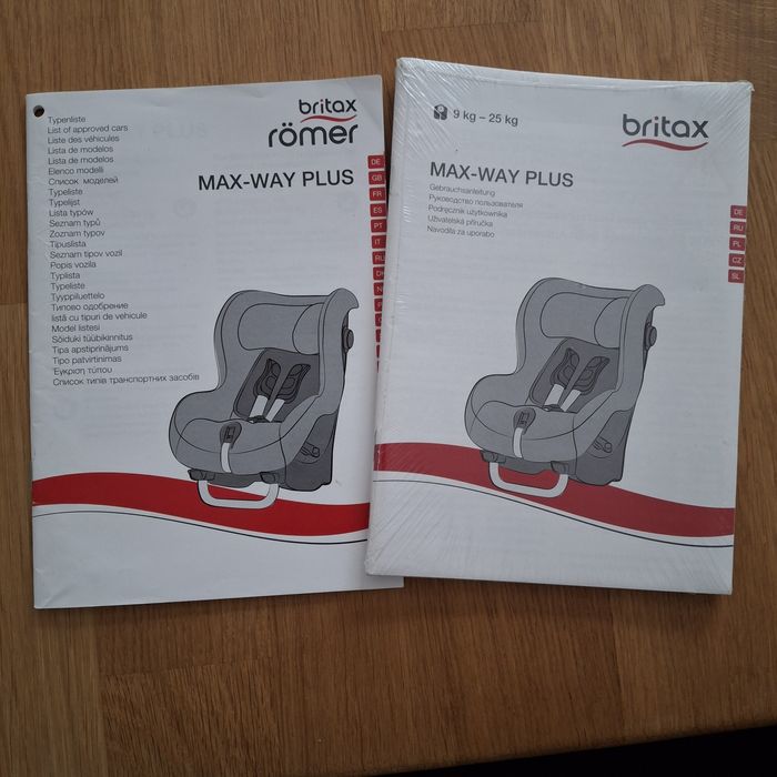 Fotelik Samochodowy Britax Römer Max Way Plus 9-25kg RWF