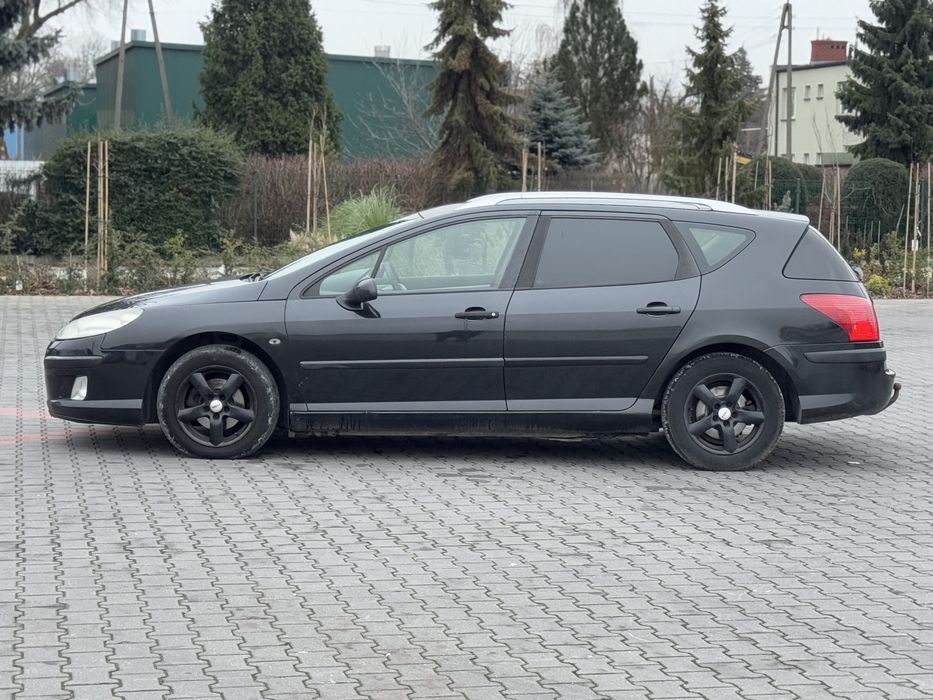 Autokomis TopCar! Peugeot 407sw. 2.0 Lpg. Sklany dach. Hak. Gwarancja!