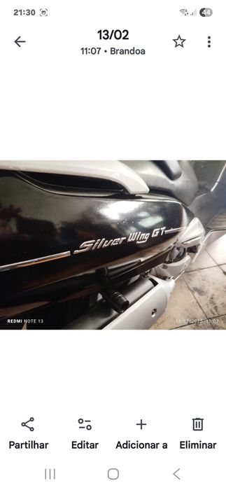 Mota honda silverwing