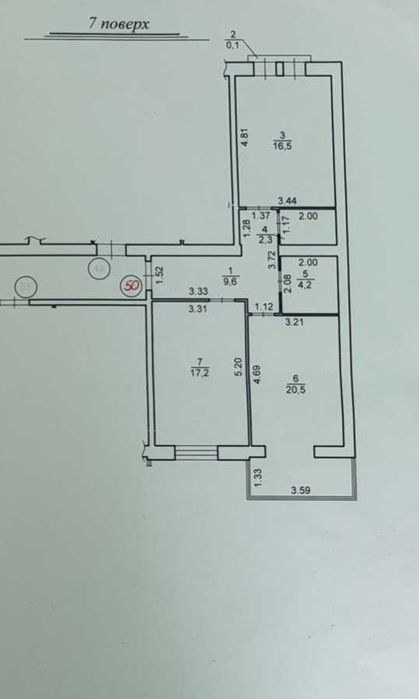 2-кімн. з краєвидом на ліс Винна Гора свіжий ремонт
