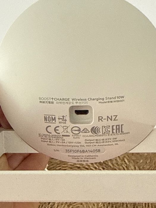 Carregador wireless Belkin BOOST↑CHARGE 10W