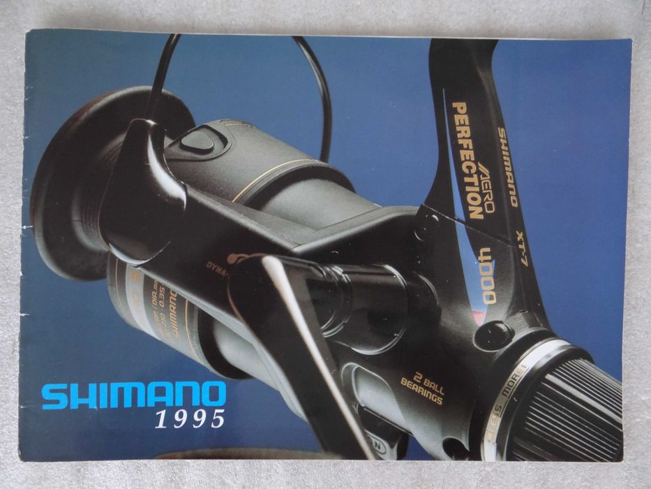 Shimano katalog wędkarski z roku 1995 uk