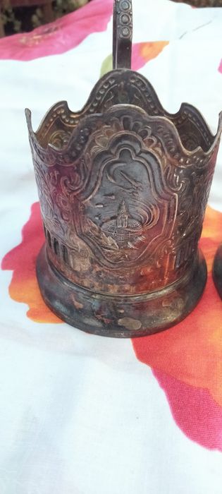 Подстаканники мельхиор