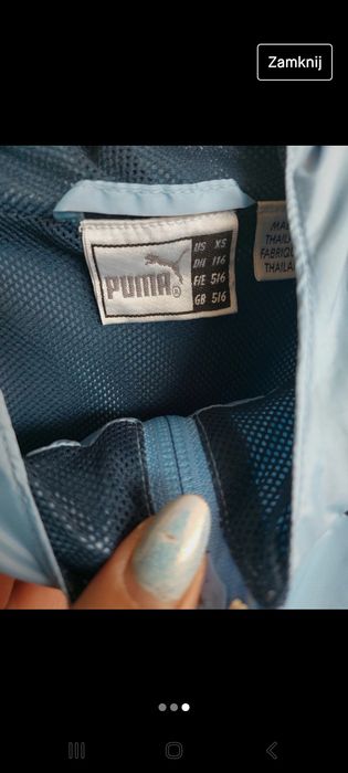 Bluza kurtka wiatrówka Puma