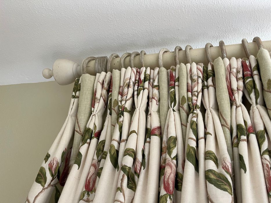Embroided Silk Curtains