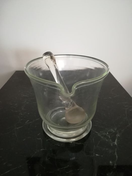 Almofariz em Vidro Vista Alegre Séc. XIX