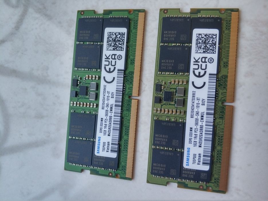 Samsung DDR5-5600 SoDimm 2*16Gb