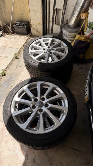 Jantes Audi Originais 17” com Pneus Continental