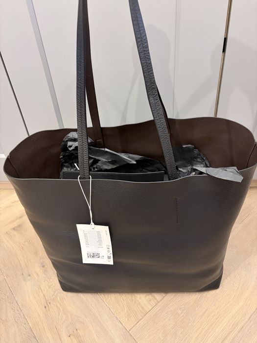 Shopper typu tote COS nowy skórzany