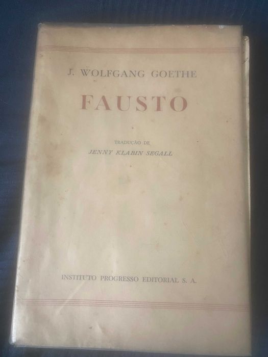 Livro Fausto de J Wolfgang Goethe