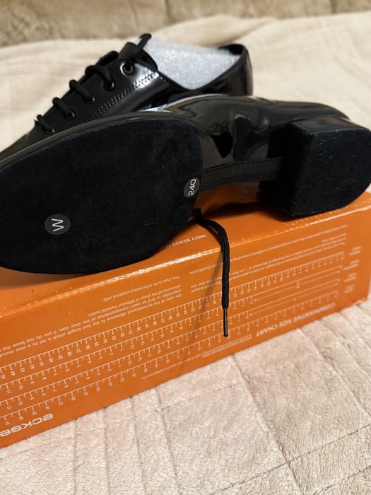 Туфлі Eckse Оксфорд для хлопчика, колір чорний, лакові, стандарт