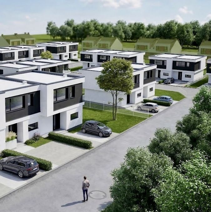 Dom 100m2 z działką nowe osiedle La Perla Jarocin