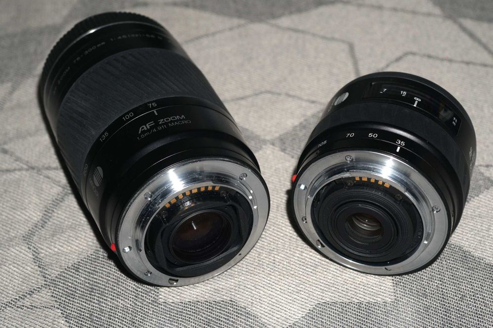 Minolta AF 35-105mm + 70-210mm = Sony