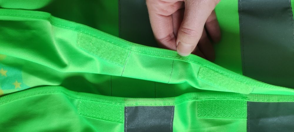 Світловідбиваючий жилет зелений, XL, XXL