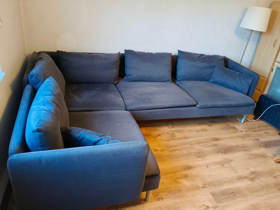 SÖDERHAMN Sofa narożna 4-osobowa, z otwartym końcem