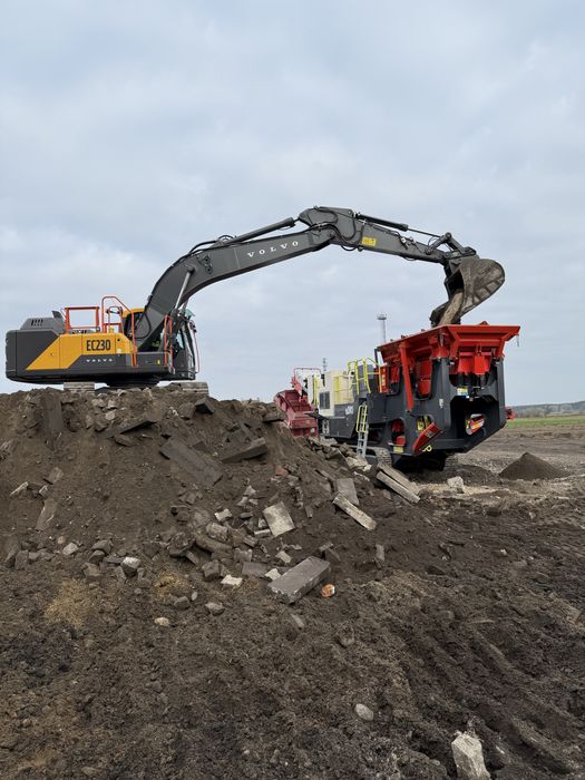 Kruszarka Wynajem Kruszarki Usługi Kruszarką Wyburzenia Rozbiórki