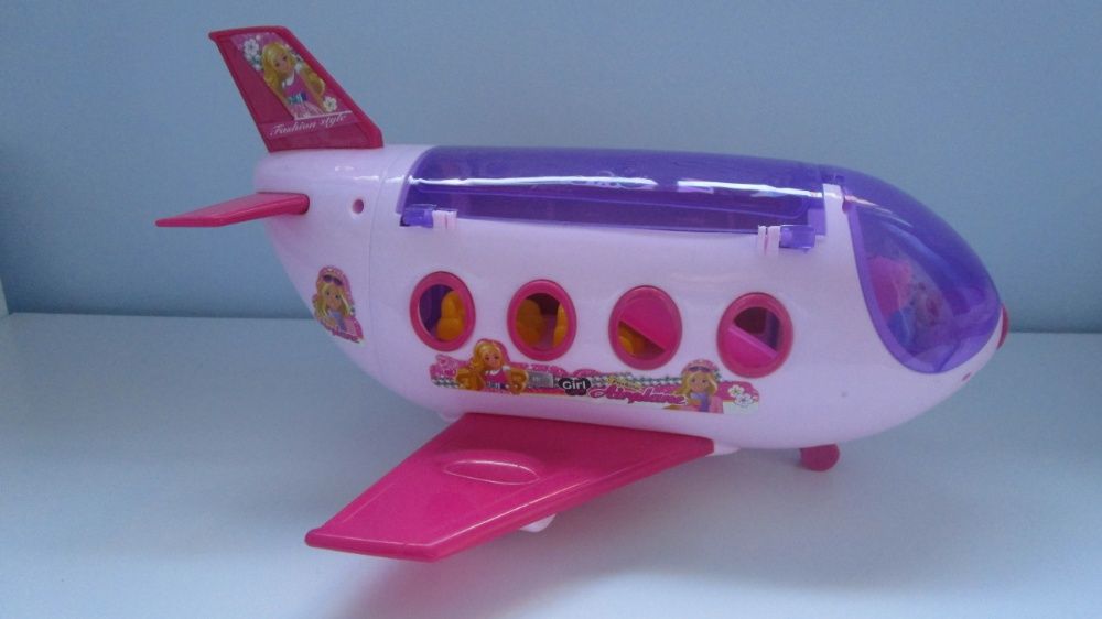 Avião da Porquinha Peppa c/ Papá Porquinho + 6 crianças à escolha NOVO